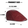 Rayson PU Leather Peaked Cap for Men Winter Warm Retro