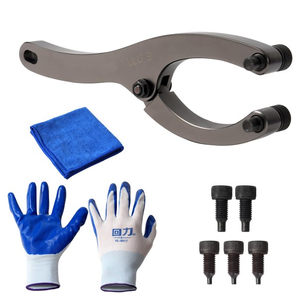 LLU Universal Adjustable Gland Nut Wrench，Hydraulic Cylinder Spanner Wrench Adjustable，Equipped