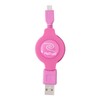 ReTrak Retractable Micro USB Cable, Pink (ETCABLEMICPK)