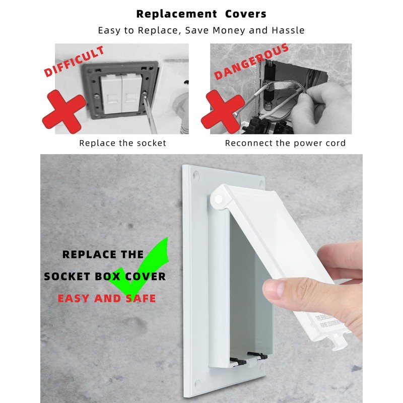 Electrical Box Replacement Cover, DBVC-1 Extra Duty Replacement for All-Weather