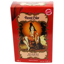 SITARAMA Hen Colour Dye Powder Mahogany Acajou 100 g