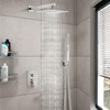 GBBNE Shower Faucet Set Rainfall Shower System with Square Showerhead