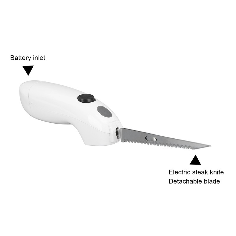 Battery Powered Knife Stainless Steel Cordless Electric Fillet Knife Portable