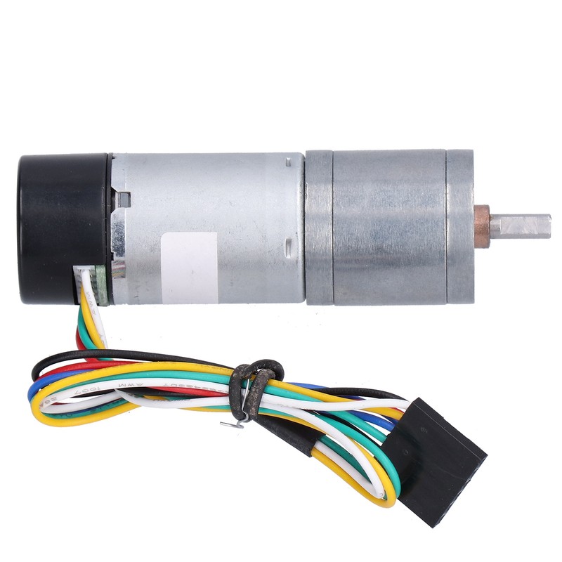 DC Geared Motor with Encoder Speed Measuring Signal Feedback Smart
