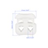 M METERXITY 100 Pack Plastic Cord Locks - Double-Hole Oval