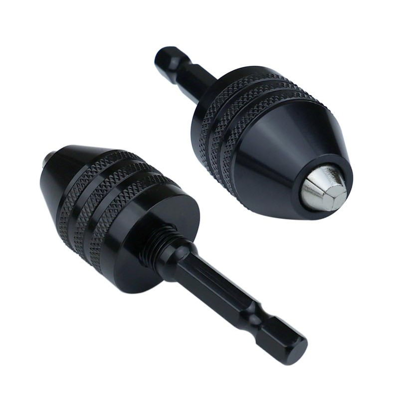 2Pcs Drill Chuck Bit 1/4 Inch Hex Shank Chuck Drill