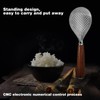 KULUNER Natural Rosewood Handle Stainless Steel Rice Scoop - Premium