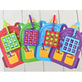 Leetous 28 PCS Tic Tac Toe Game Keychain Bulk – Kids Party Favors for Birthday, Goodie Bag Fillers, Classroom Prize Box Toys, Treasure Chest & Pinata Prizes, Easter Basket Stuffers for Boys and Girls