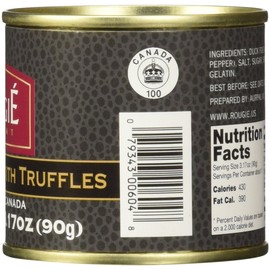Rougie Foie Gras with Truffles Fully Cooked, 3.17 oz
