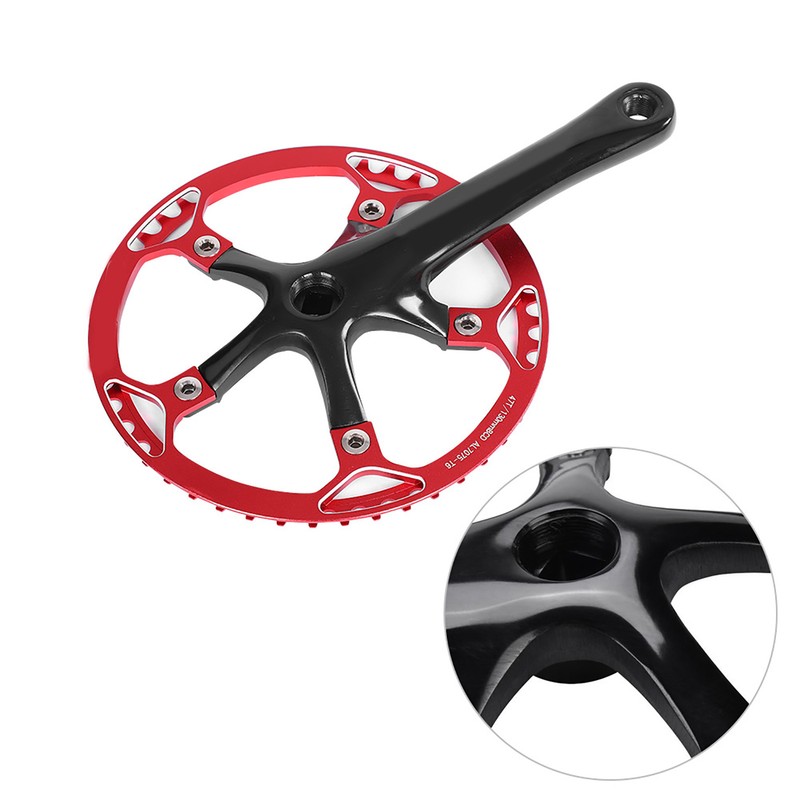Meijun Bike Crankset 170mm Bicycle Chainwheel Chain Ring Set 45T