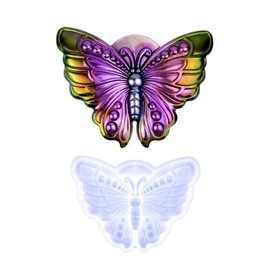 APVTI Lifelike Butterfly Epoxy Resin Molds, Large Animal Silicone Resin Molds, DIY Resin Casting Mold for Wall Hanging, Valentine Anniversary Festival Gifts, Home Office Art Decor