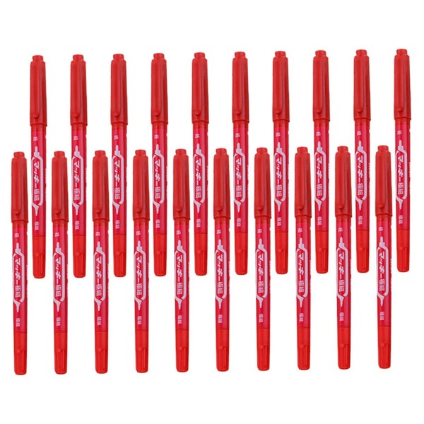 Operitacx Pack of 20 Double-Sided Marker Pens Highlighter Gel Felt