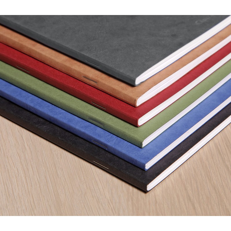 Clairefontaine 734101C Collection Age Bag A Black Stapled Notebook -