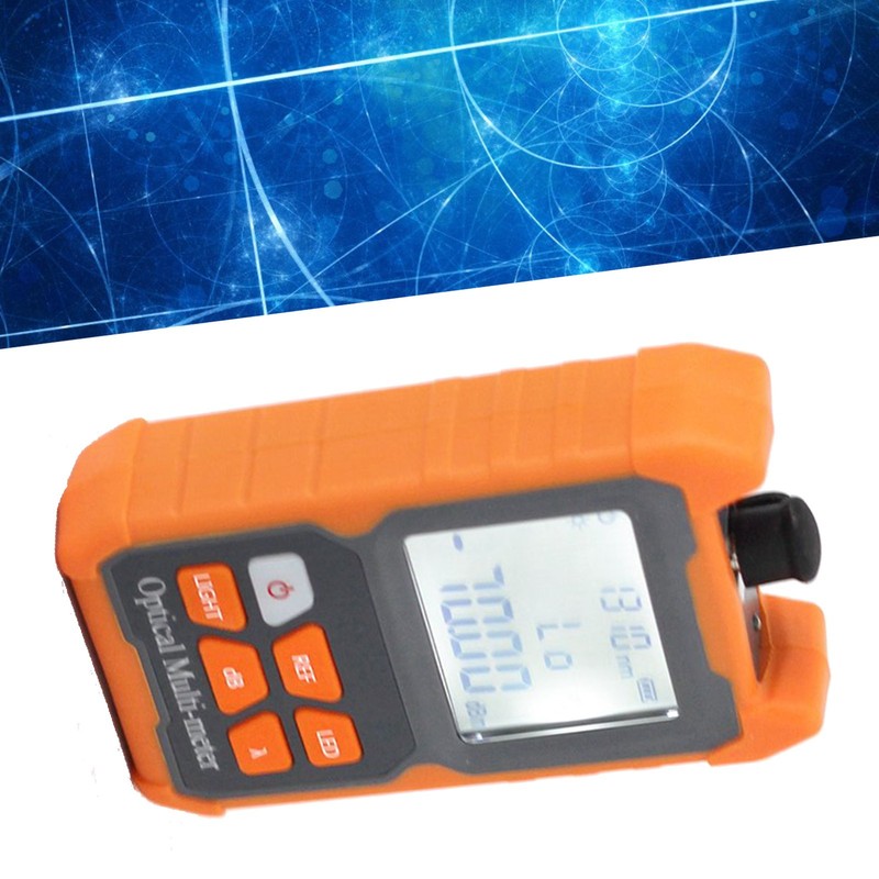 Optical Fiber Power Meter Mini Portable Optic Cable Tester Detector
