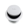 Westbrass D93-50 1-1/2" Coarse Thread Tip-Toe Bathtub Drain Plug Trim