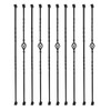 Sidasu 10 Pack Iron Balusters for Staircase Stair Spindles Hollow