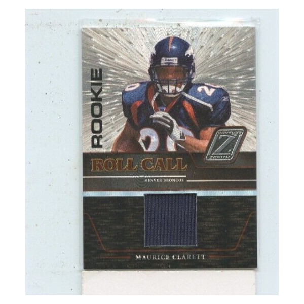MARUICE CLARETT 2005 Donruss Zenith Roll Call Jerseys Rookie Relic
