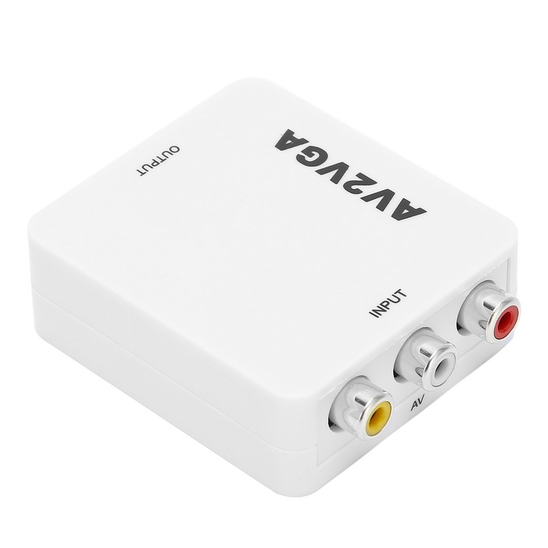 For AV to VGA Conveter Portable 1920x1080 HD AV2VGA Video