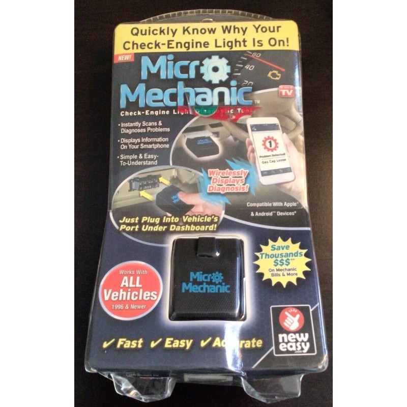Micro Mechanic NEW Micro Mechanic Portable Check Engine Car Code