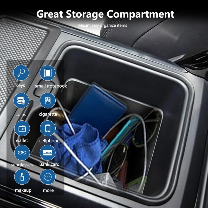 Bekantogy Car Armrest Storage Box Tray Compatible with Land Rover
