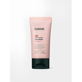 Q-TEM Glow Pink Toning Sun Cream / 글로우 핑크 토닝 선크림