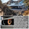 LitMiRaCle Dodge Challenger Headlights Bulbs, LED Headlamps Air Inserts Assembly