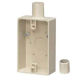 Mirai Industry SW1-16J Exposed Switch Box for 1 Use, 1 Way for VE14/16, Beige