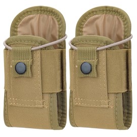 Tactical Radio Holder Bag Molle Radio Holster Heavy Case Accessories Adjustable Radios Pouch Holster Case for Baofeng UV-5R UV-17R UV-9R Two Way Radio Walkie Talkies(2Pack)