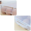 Bringer 2-Pack Plastic Egg Holders, Clear Refrigerator Egg Boxes for