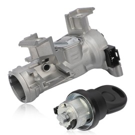 Anlseiod 1K0905851B Ignition Switch with Cylinder for A3 A1 Golf 5 Golf 6 Tou-Ran Polo Altea Ibiza Leon Lock with Button 1K0905841