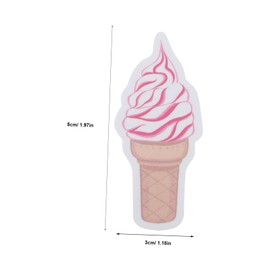 COHEALI 100Pcs Ice Stickers Scrapbooking and Notebook Decals Decorative Stickers for Suitcases Laptops Water Bottles Fun