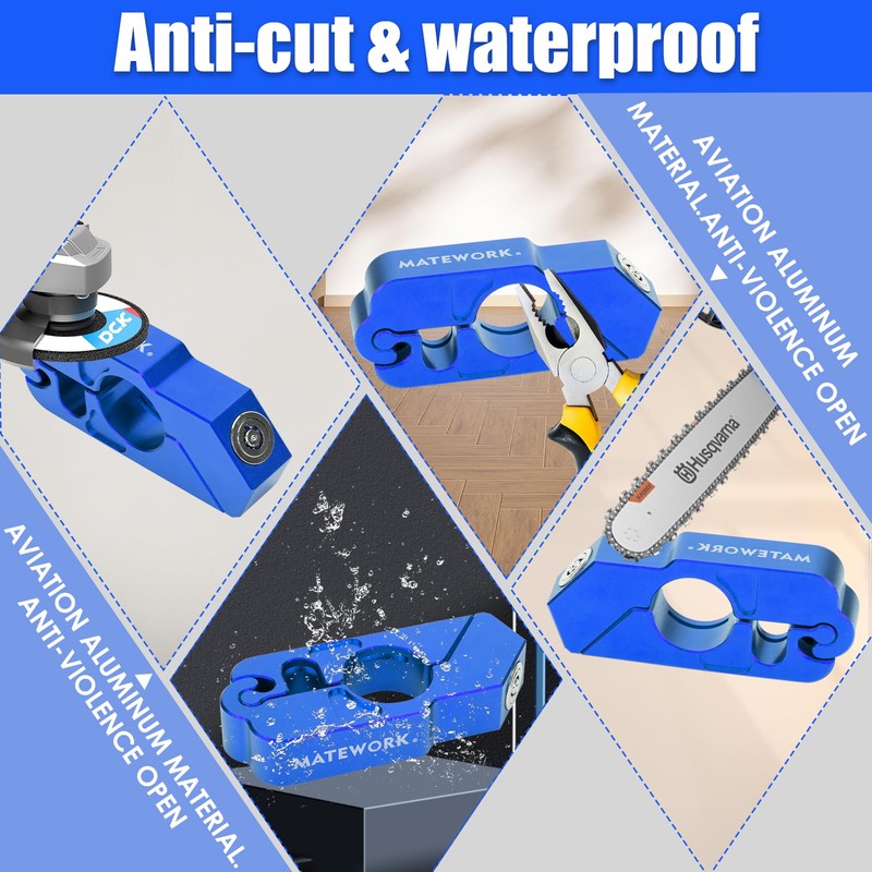 Matework Motorcycle Lock Anti Theft Heavy Duty, Motorcycle Handlebar with