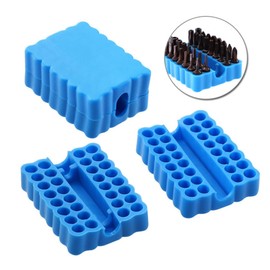 Professional Screwdriver Bit Holder and Organizer - 2PCS Hex Bit Storage Case for Screwdriver Heads