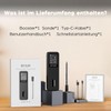 BFOUR 2025 Fleischthermometer kabellos,Smart Bluetooth Grillthermometer,Doppelalarm,App-Überwachung,IP67 wasserdicht,Backofenthermometer für BBQ, Grill,
