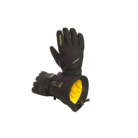 Volt Resistance Tatra 7v Black Heated Gloves for Men - Rechargeable Hand Warmers - Heavy Duty Gloves Great for Winter Work, Ski, Snow & More (Medium)