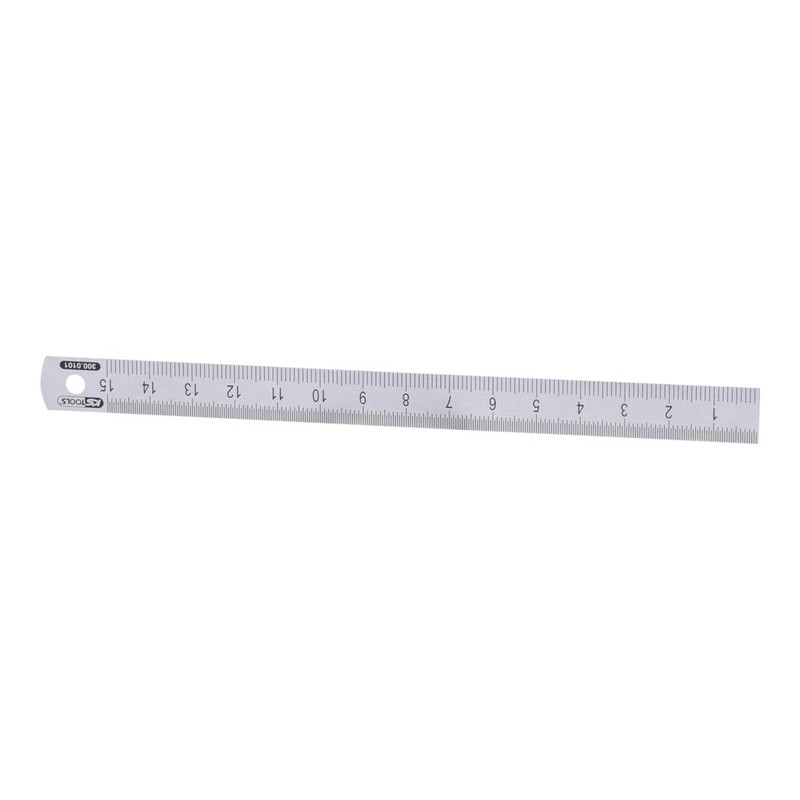 KS Tools 300.0101 Flexible Steel Ruler, 150 mm, Anti-Glare Matte,