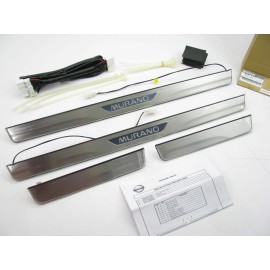 NISSAN NEW OEM Illuminated Door Sill Kick Plate Set For 10-14 Nissan Murano G69501AA00