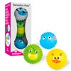 Edushape Sensofun Pals - Nubby Sensory Balls with Irresistible Textures
