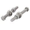 sourcing map Set of 4 304 Stainless Steel 3/8 Inch