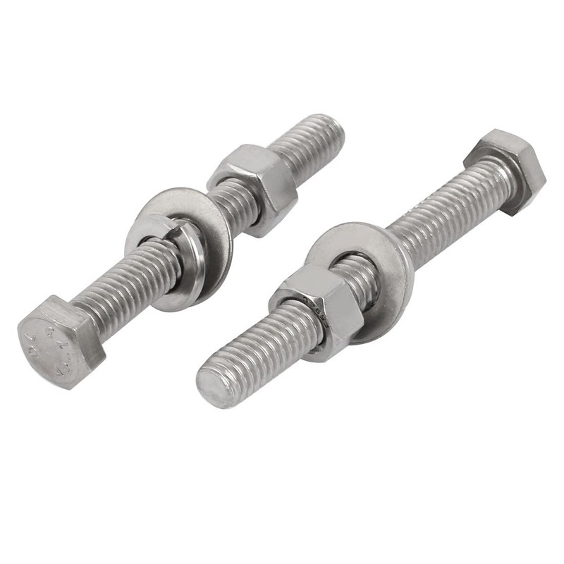 sourcing map Set of 4 304 Stainless Steel 3/8 Inch
