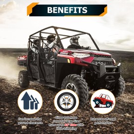 WeiSen 3 Inch Full Lift Kit Front & Rear Suspension Lift Bracket Spacer Compatible with Polaris Ranger 1000 XP Crew 2018-2025