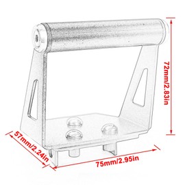 Adventure Motorcycle GPS Phone Stand Holder, Stainless Steel Bracket for 790 Adventure R ADV 2019-2021, with Windshield Stand Holder