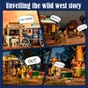 Lumibricks Treasure Stagecoach Western Building Kit, 3.9 kg, for Adults