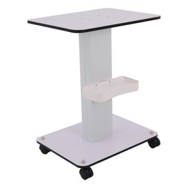 Beauty Salon Trolley Cart, Multil-Function Rolling Cart Tray Mobile Storage Cart with 4 Wheels for Beauty Salon Instrument, LxW: 20.47 * 15.75 * 27.17in, Recommended Load 88.18lbs