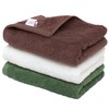 Bloom Imabari Towel, Certified Face Towels, 3 Pieces, Assorted Set,