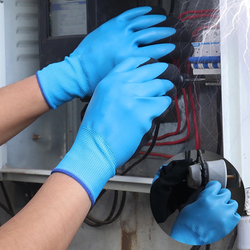 Culnflun Insulated Gloves for Electricians, Electric Protective Rubber Gloves for