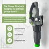 Leaf Blower Wall Mount Bracket with Battery Holders for EGO