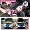HLWDFLZ Car Roadside Emergency Kit - Pink Roadside Assistance Emergency