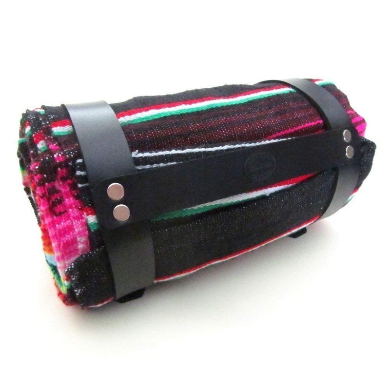 Genuine Leather Blanket Roll