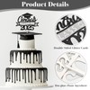 EMORBALS Graduation Cupcake Toppers 2025, Class of 2025 Cupcake Toppers,